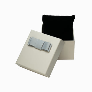 Cutie bijuterii Flower Up F.U, 8.5x9x6 cm - Crem / Negru / Gri