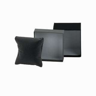 Cutie bijuterii Lg L.G, 8.5x9x6 cm - Gri / Negru