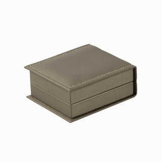 Cutie bijuterii Set Gama Neilor, 7x8.5x3.5 cm - Auriu / Maro