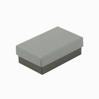 Cutie bijuterii Gama Diverse Culori Normal Paper, 5x8x3 cm - Gri Deschis / Gri Inchis / Alb