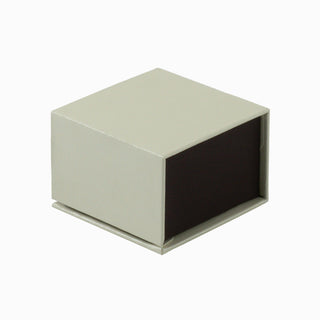 Cutie bijuterii Inel Magnet, 6x6x4 cm - Crem / Maro