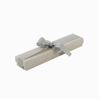 Cutie bijuterii Ribon Down R.D, 23x5x3 cm - Crem / Negru / Gri