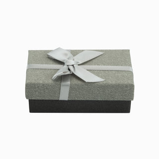 Cutie bijuterii Normal Paper, 5x8x3 cm - Gri Deschis / Gri Inchis / Negru / Gri