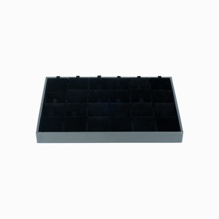 Suport bijuterii Cercei Fara Geam, 35x24x3 cm - Gri / Negru