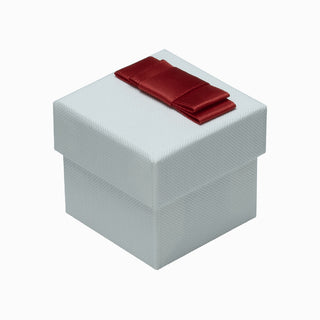 Cutie bijuterii Flower Up F.U, 5x5x4.5 cm - Alb / Rosu