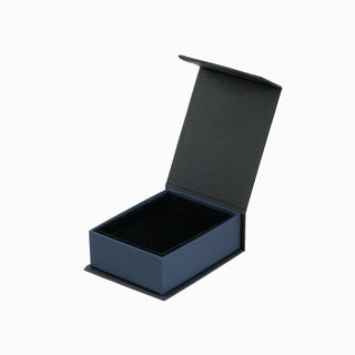 Cutie bijuterii Set Magnet, 7.3x9x3.3 cm - Negru / Bleumarin
