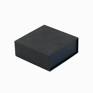Cutie bijuterii Set Magnet, 9x9x3.7 cm - Negru / Bleumarin