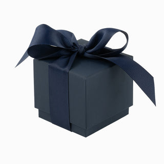 Cutie bijuterii Ribon Down R.D, 7x7x7 cm - Bleumarin