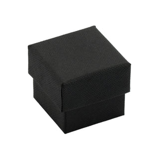 Cutie bijuterii Gama Negru Normal Paper, 4x4x3.5 cm - Negru