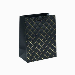 Punga CADOU Romb, 18x23x10 cm - Negru