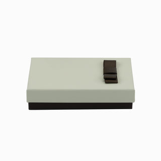 Cutie bijuterii Flower Up F.U, 9.5x13.5x3.5 cm - Gri / Maro
