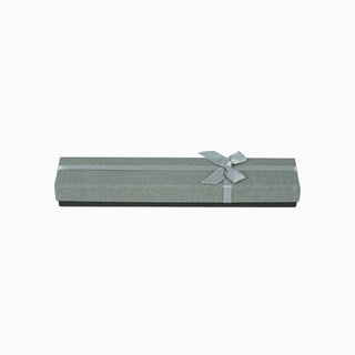 Cutie bijuterii Normal Paper, 21.5x4.5x3 cm - Gri Deschis / Gri Inchis / Alb / Gri