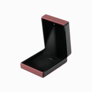 Cutie bijuterii Set Led, 7x9x3.5 cm - Bordo / Negru