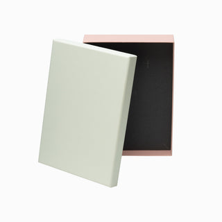 Cutie bijuterii Lg L.G, 13x18x3.5 cm - Crem / Roz / Gri