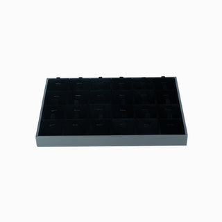 Suport bijuterii Fara Geam, 35x24x3 cm - Gri / Negru