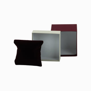 Cutie bijuterii Lg L.G, 8.5x9x6 cm - Crem / Bordo