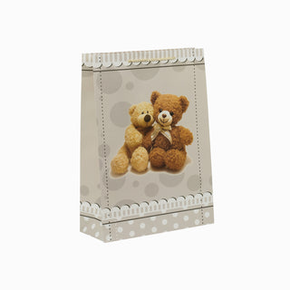 Punga CADOU Gama Urs, 32x44x12 cm - Crem / Alb