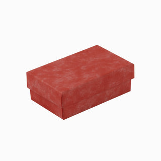Cutie bijuterii Gama Diverse Culori Normal Paper, 5x8x3 cm - Corai / Alb