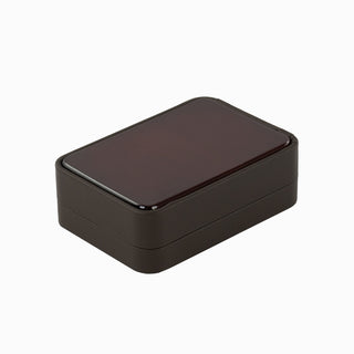 Cutie bijuterii Set Piele, 7x10x3.5 cm - Maro / Crem