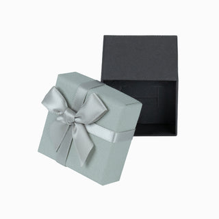 Cutie bijuterii Normal Paper, 5x5x4.5 cm - Gri Deschis / Gri Inchis / Gri