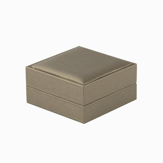 Cutie bijuterii Bratara Gama Piele, 9x9x4 cm - Auriu / Maro