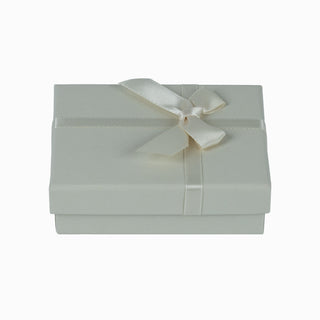 Cutie bijuterii Normal Paper, 7x9x3 cm - Crem / Alb