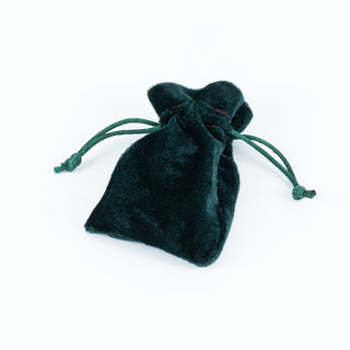 Saculet cadou Plus, 7.5x7.5+3 cm - Verde