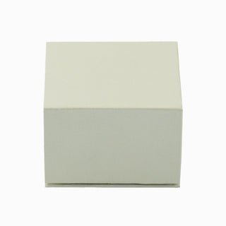 Cutie bijuterii Inel Magnet, 6x6x4 cm - Crem / Bordo