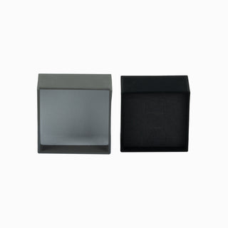 Cutie bijuterii Lg L.G, 6.2x6.3x4 cm - Gri / Negru