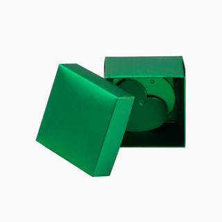 Cutie cadou Cub Pliat, 7x7x4 cm - Verde