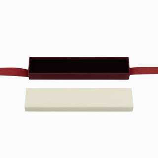 Cutie bijuterii Ribon Down R.D, 23x5x3 cm - Crem / Bordo