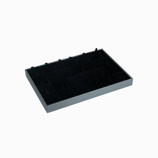 Suport bijuterii Verigheta Fara Geam, 35x24x3 cm - Gri / Negru