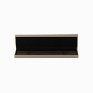 Cutie bijuterii Bratara Gama Piele, 22.5x5.5x2.5 cm - Auriu / Maro