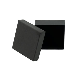 Cutie bijuterii Gama Negru Normal Paper, 6x6x2.5 cm - Negru