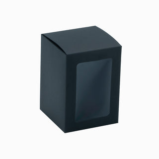Cutie cadou Globuri Craciun Pliat, 10x14x10 cm - Negru