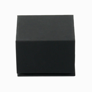 Cutie bijuterii Inel Magnet, 6x6x4 cm - Negru / Bleumarin