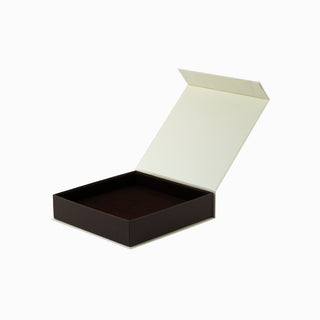 Cutie bijuterii Set Magnet, 19x19x4.5 cm - Crem / Maro