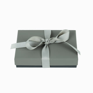 Cutie bijuterii Ribon Down R.D, 9.5x13.5x3.5 cm - Gri / Negru