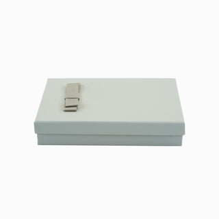 Cutie bijuterii Flower Up F.U, 13x18x3.5 cm - Crem / Alb / Gri