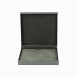 Cutie bijuterii Set Gama Piele, 17x17x4 cm - Gri