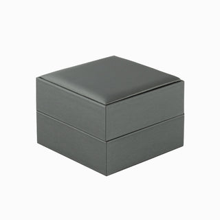 Cutie bijuterii Gama Piele Ceas, 11x11x8 cm - Gri