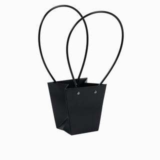 Punga CADOU Flori, 9x12,5x8 cm - Negru