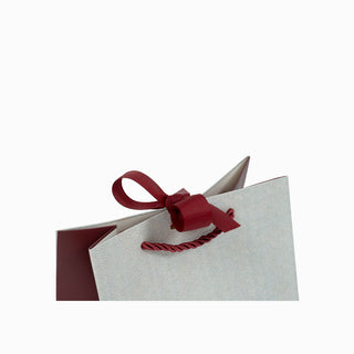 Punga CADOU Lg, 16x11x8 cm - Crem / Bordo