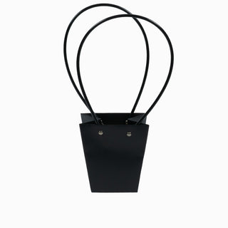 Punga CADOU Flori, 9x12,5x8 cm - Negru