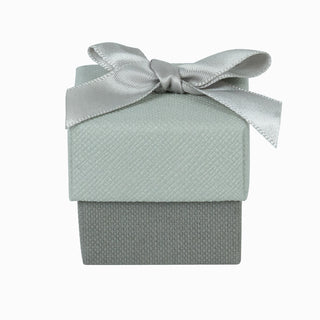 Cutie bijuterii Normal Paper, 4x4x3.5 cm - Gri Deschis / Gri Inchis / Gri