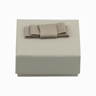 Cutie bijuterii Flower Up F.U, 6x6x2.5 cm - Crem / Alb / Gri