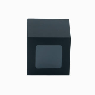 Cutie cadou Globuri Craciun Pliat, 9x9x9 cm - Negru