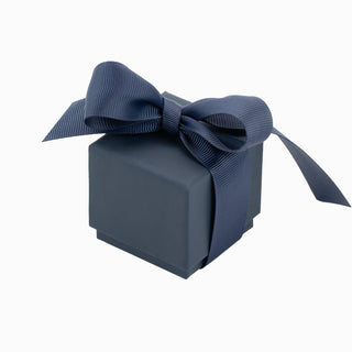 Cutie bijuterii Ribon Down R.D, 5x5x5 cm - Bleumarin