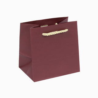 Punga CADOU Texturat, 13x13x9 cm - Bordo / Auriu