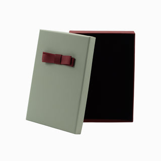 Cutie bijuterii Flower Up F.U, 13x18x3.5 cm - Gri / Bordo